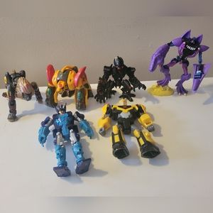 Transformers Action Figures Set of 6